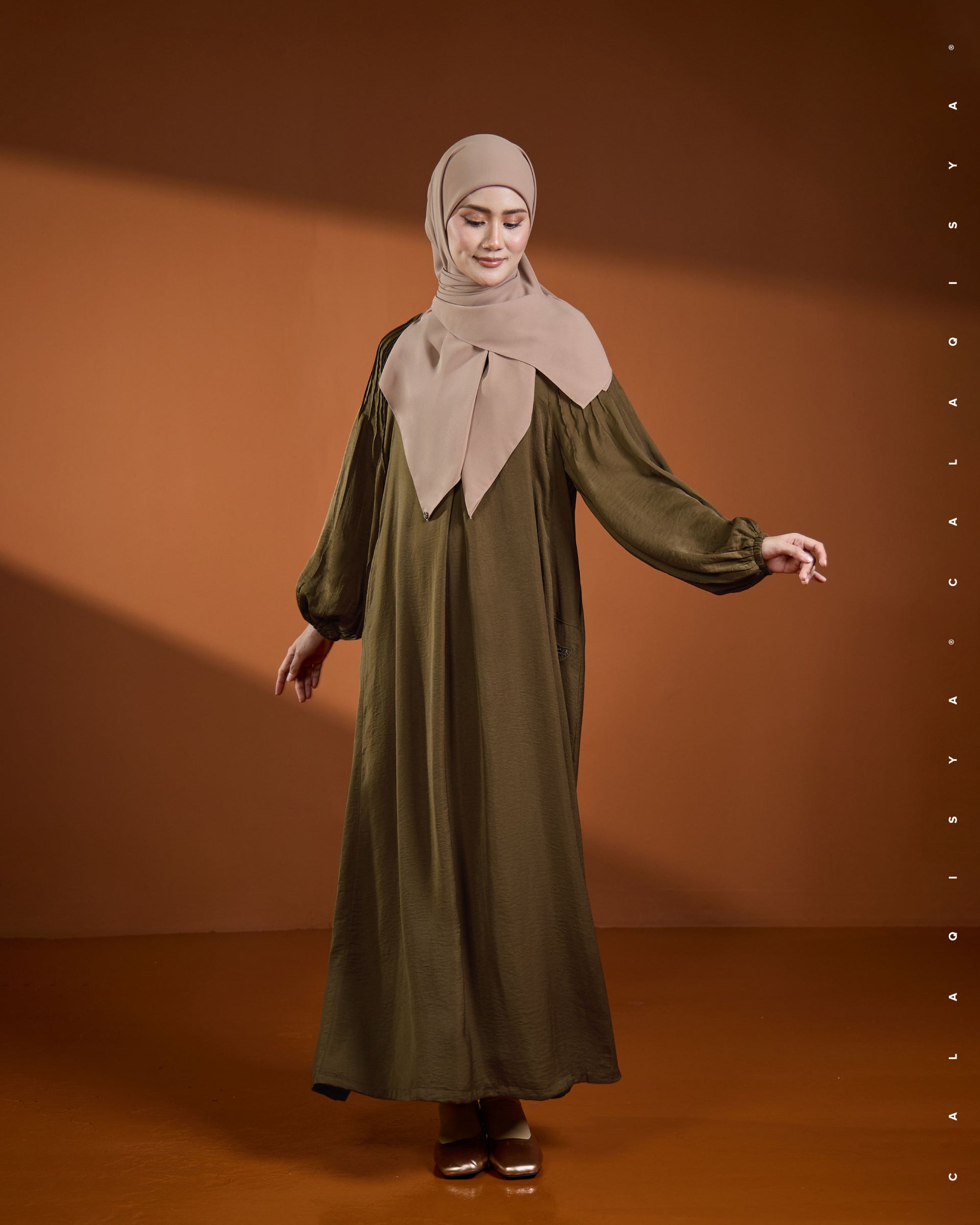 SEPPIA ASIL LONG DRESS
