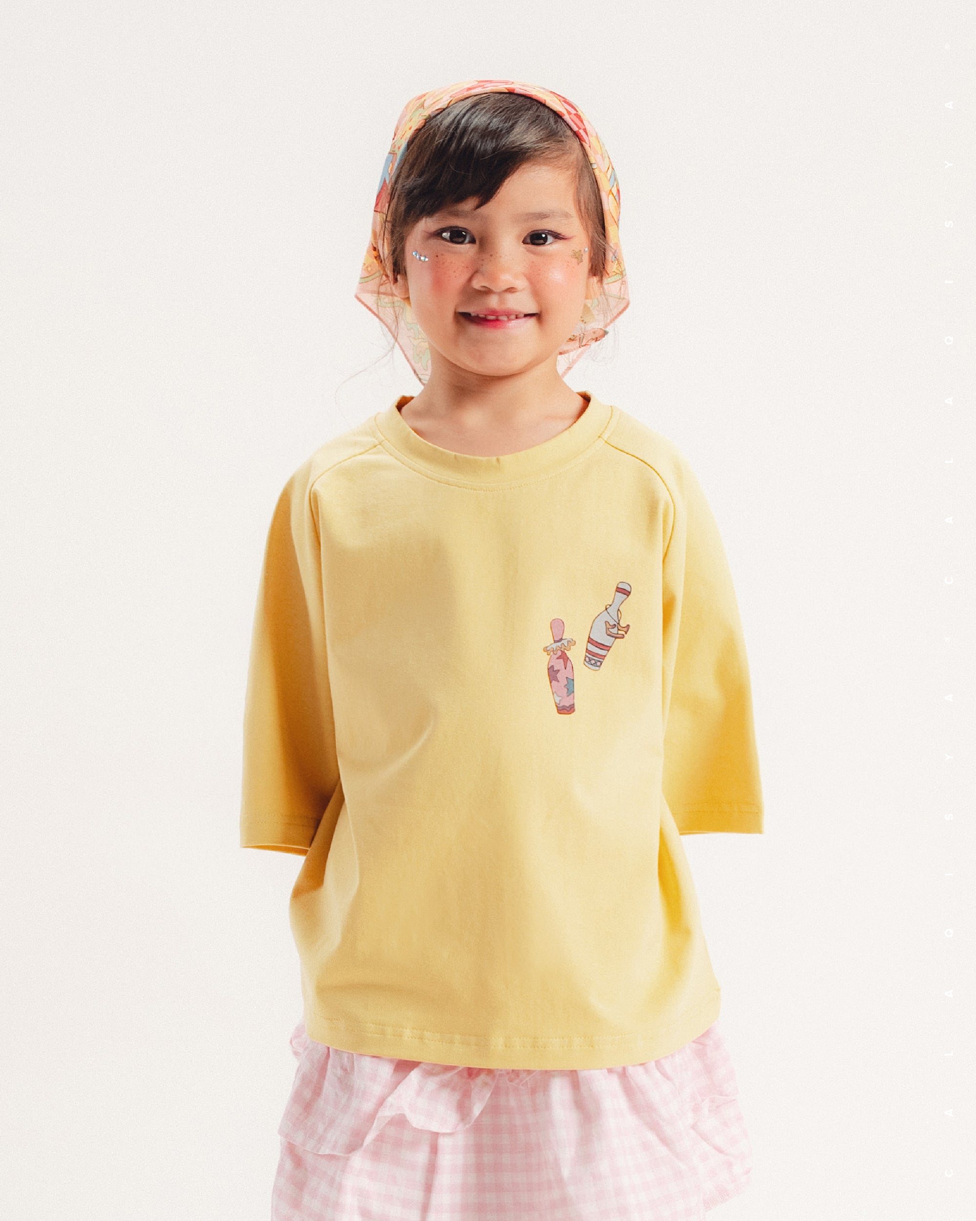MAISON LUMIERE CLOUD SHIRT KIDS (PRINTED) IN SUNDRESS