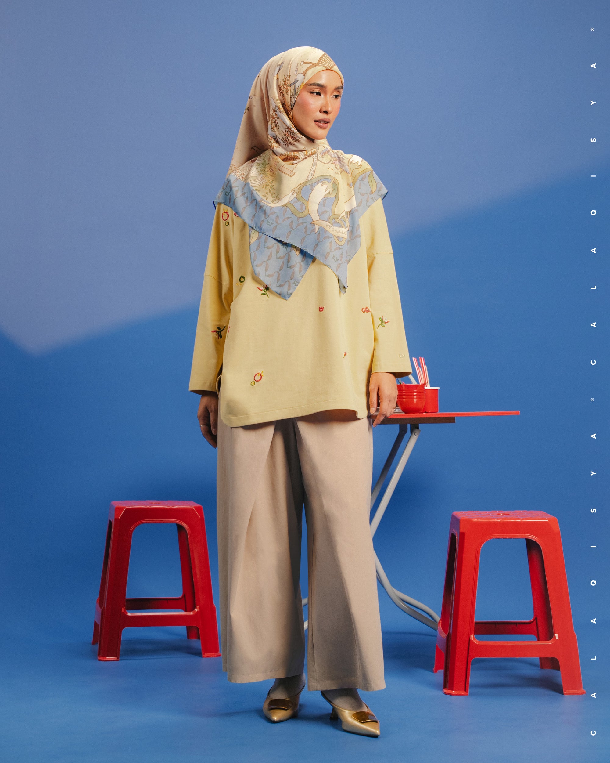 KKCP CLOUD SHIRT (EMBROIDERY) IN SUNDRESS