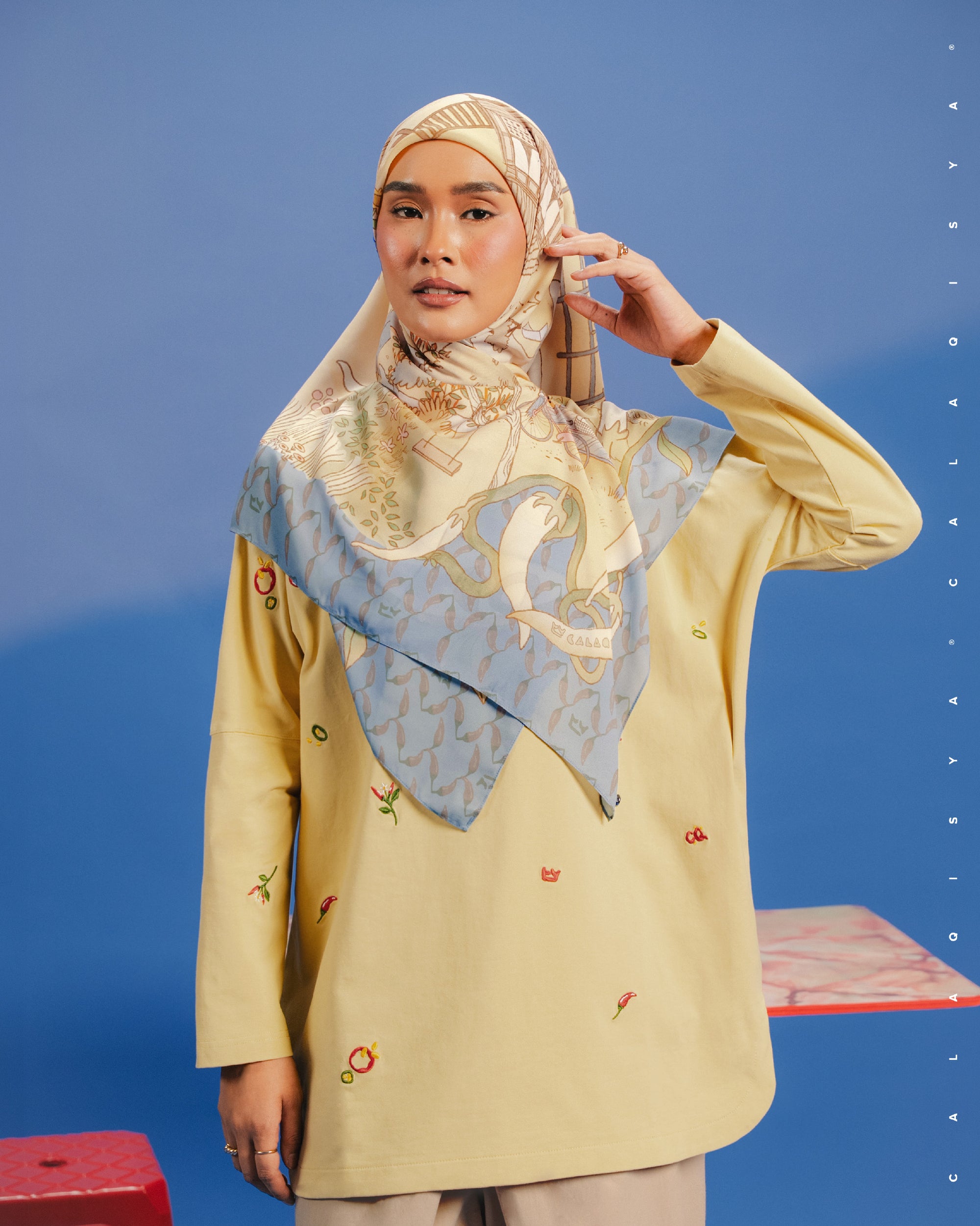 KKCP CLOUD SHIRT (EMBROIDERY) IN SUNDRESS