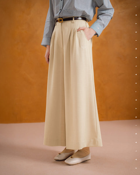 SENA FLARE PANTS IN SUNLIGHT (FULLY LINED) – CalaQisya
