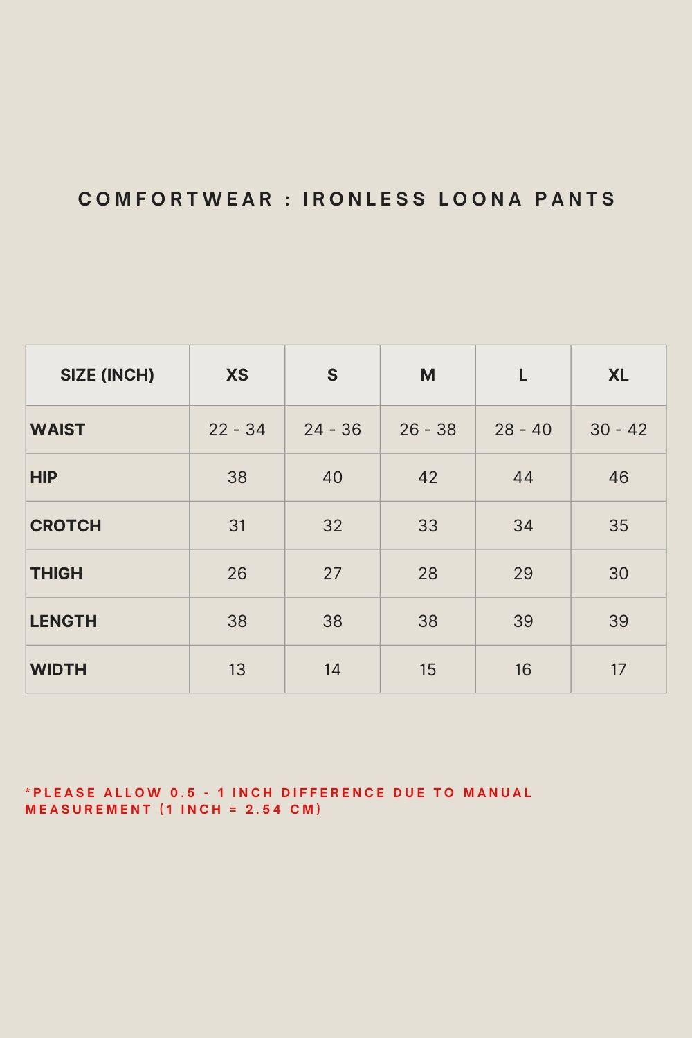 COMFORTWEAR : IRONLESS LOONA PANTS IN TRELLIS