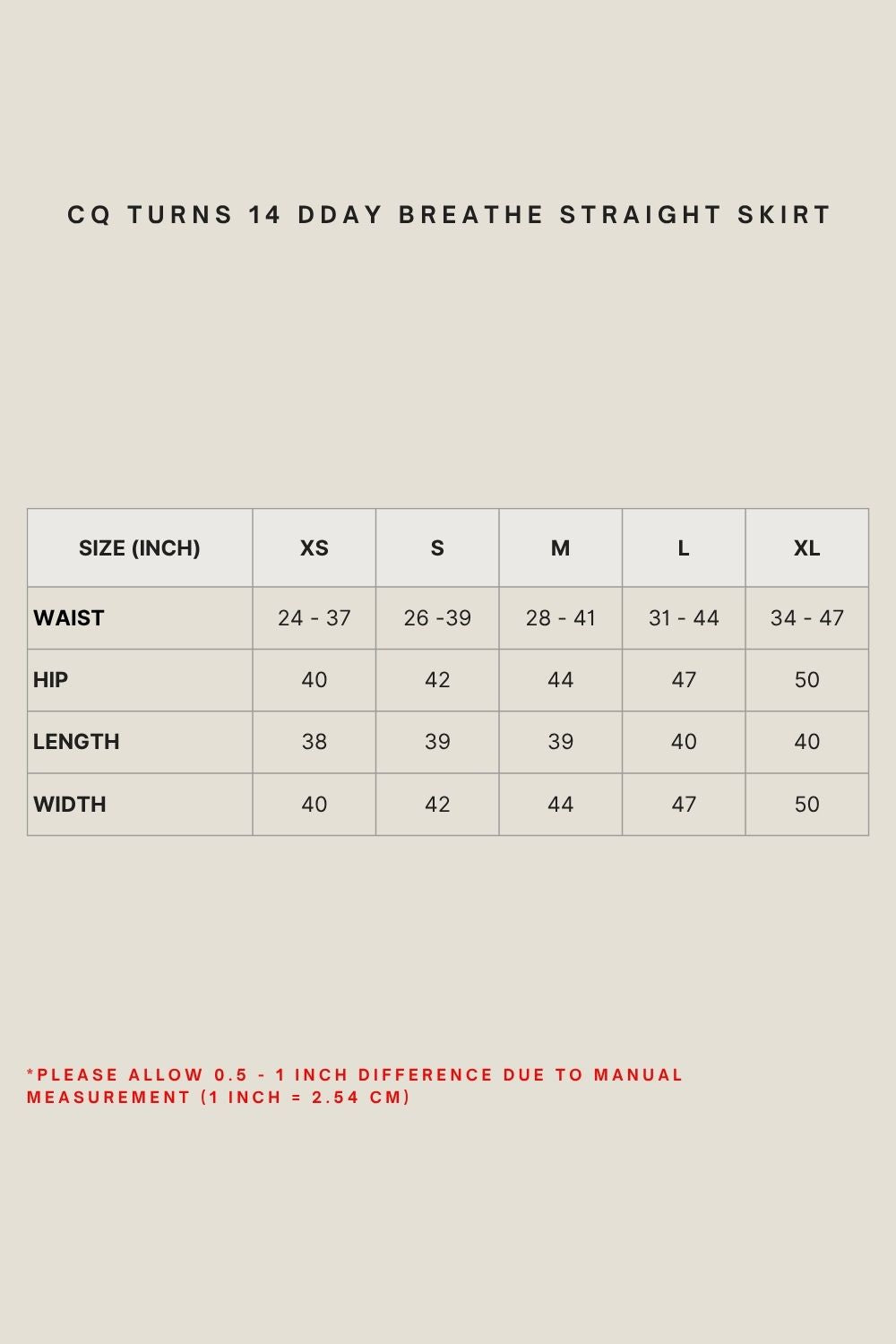 CQ TURNS 14 DDAY BREATHE STRAIGHT SKIRT IN GINGER ROOT