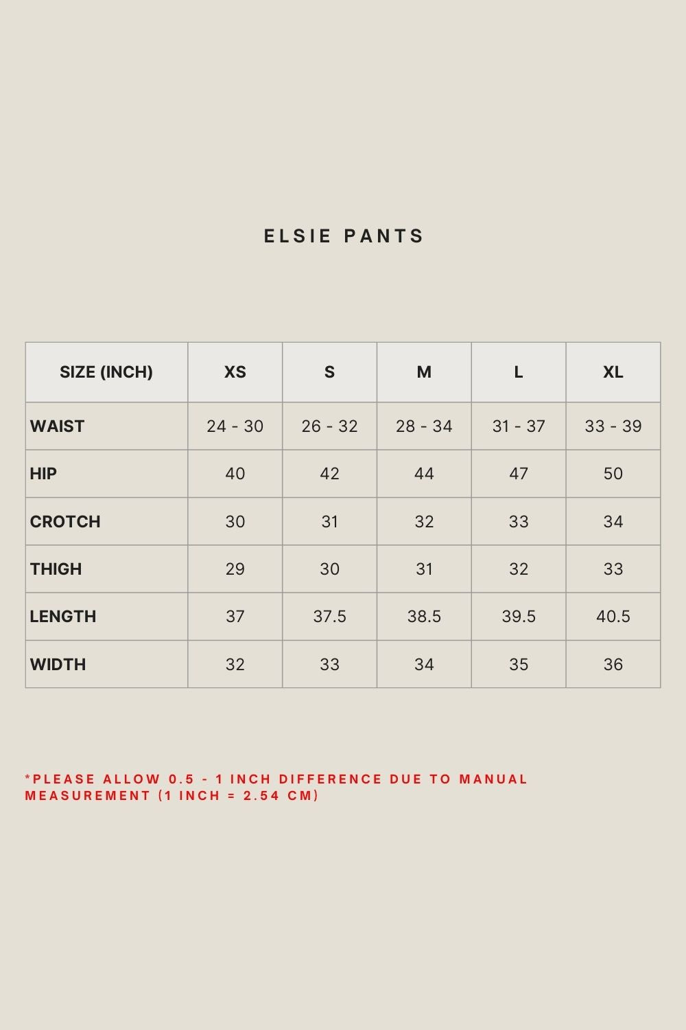 ELSIE PANTS IN SESAME