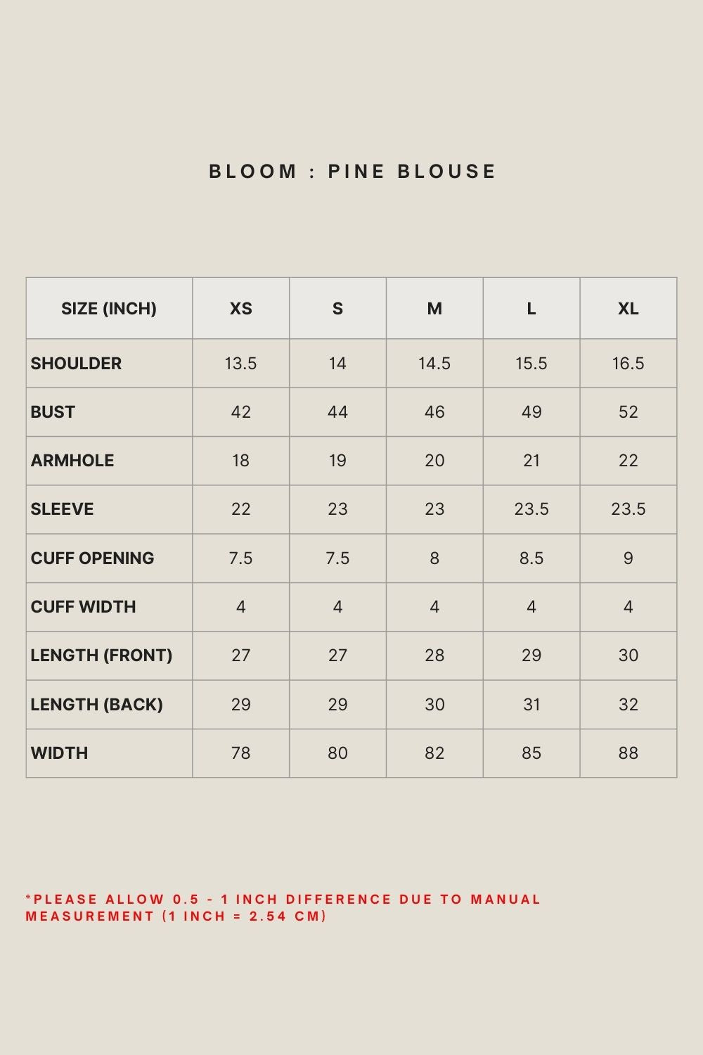 BLOOM : PINE BLOUSE IN SPRING LAKE