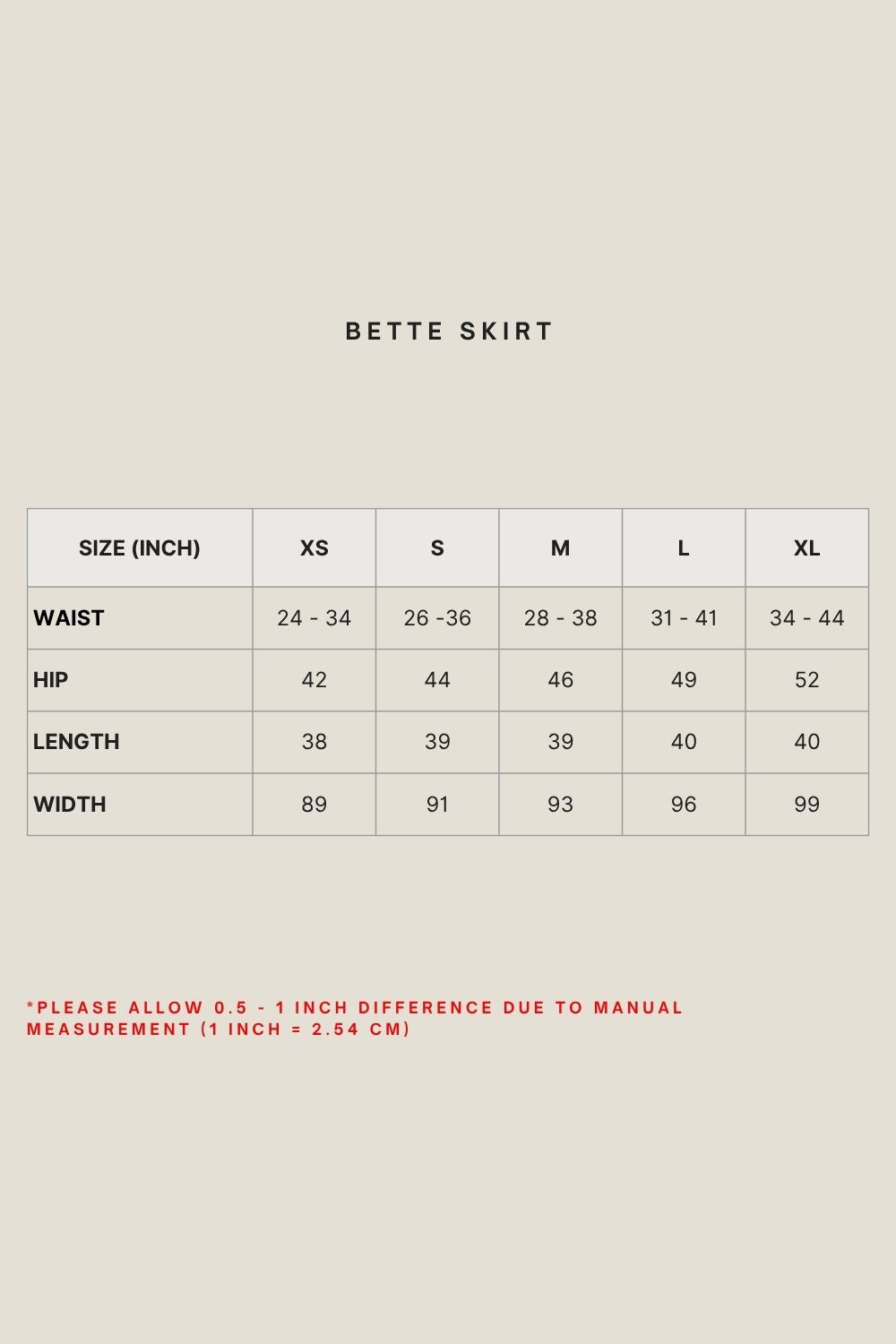 BETTE SKIRT IN BLACK