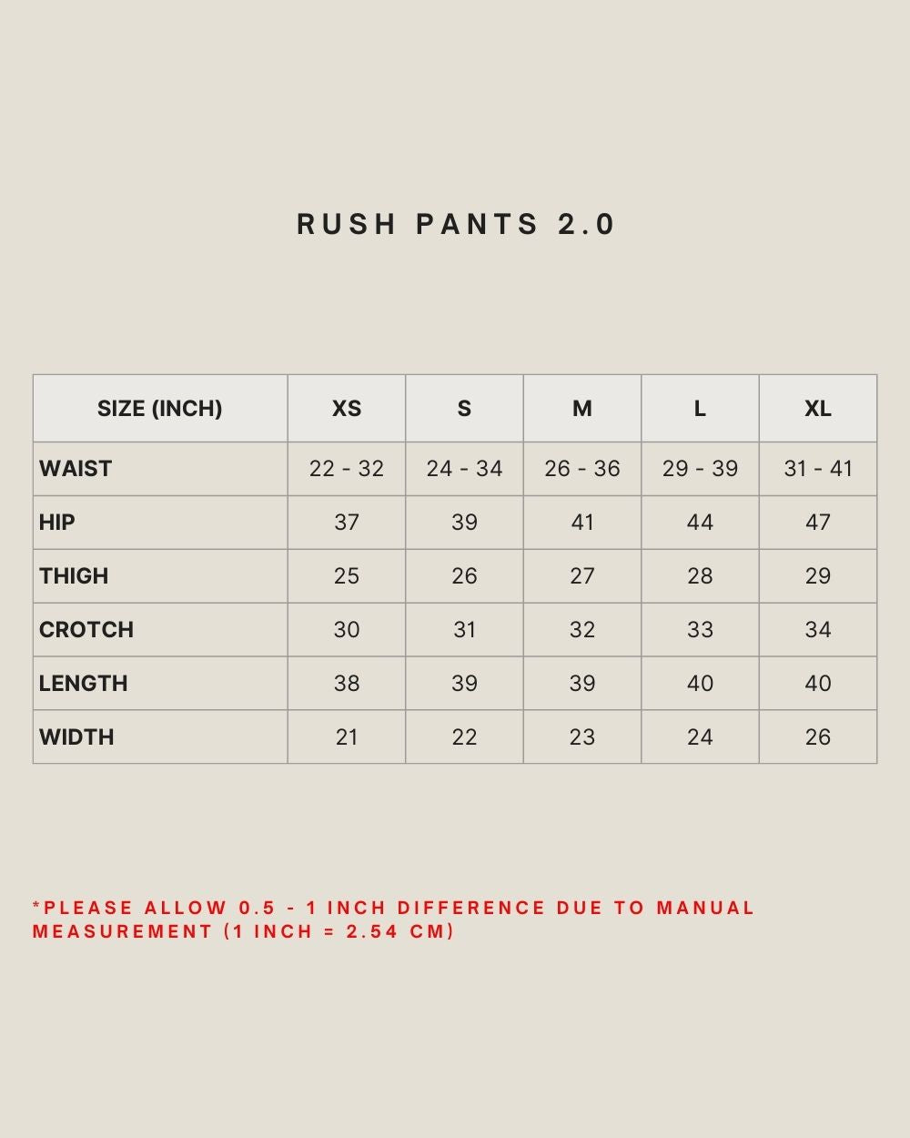 RUSH PANTS 2.0 IN BISCOTTI