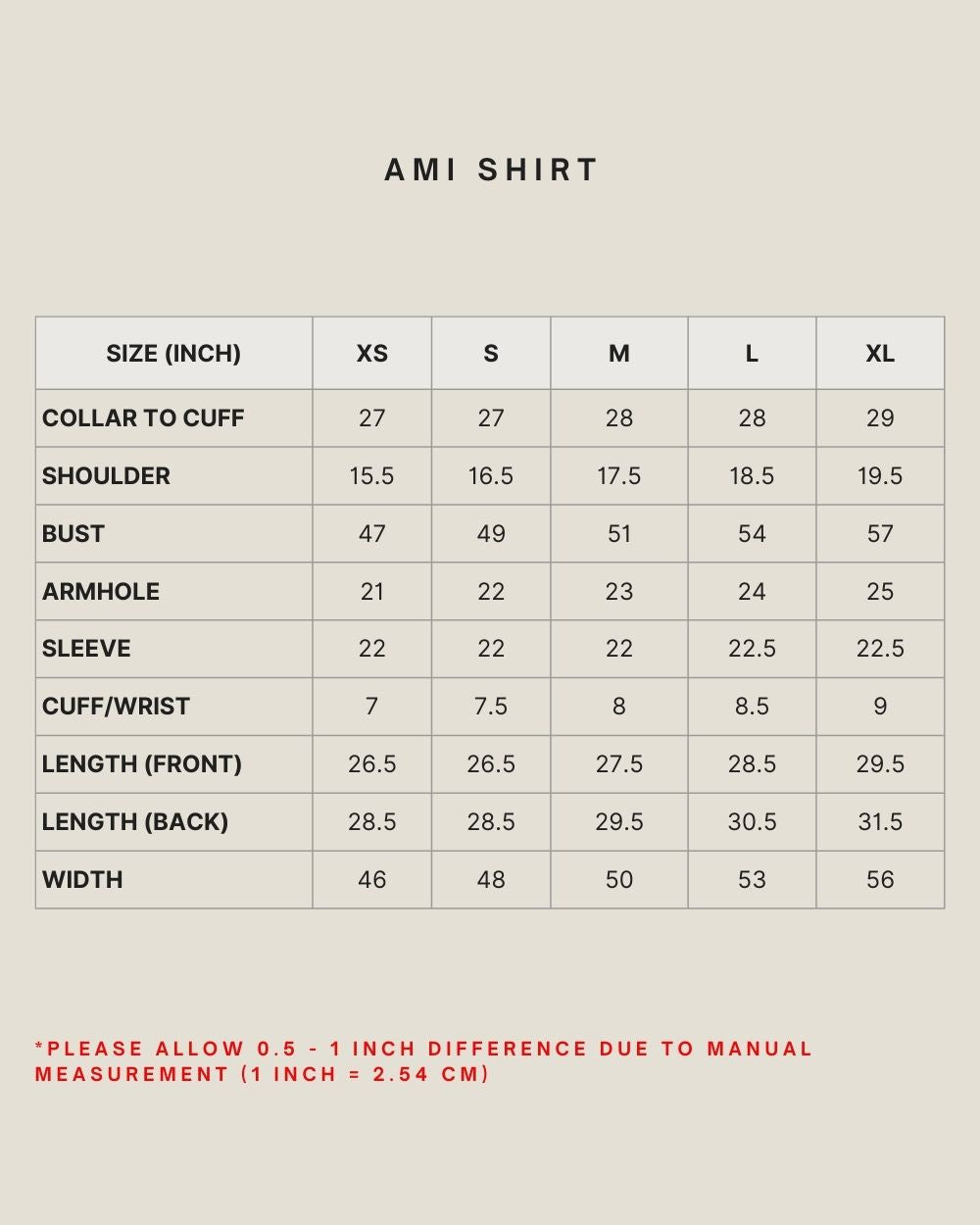 AMI SHIRT (100% COTTON) IN LEMON DROP