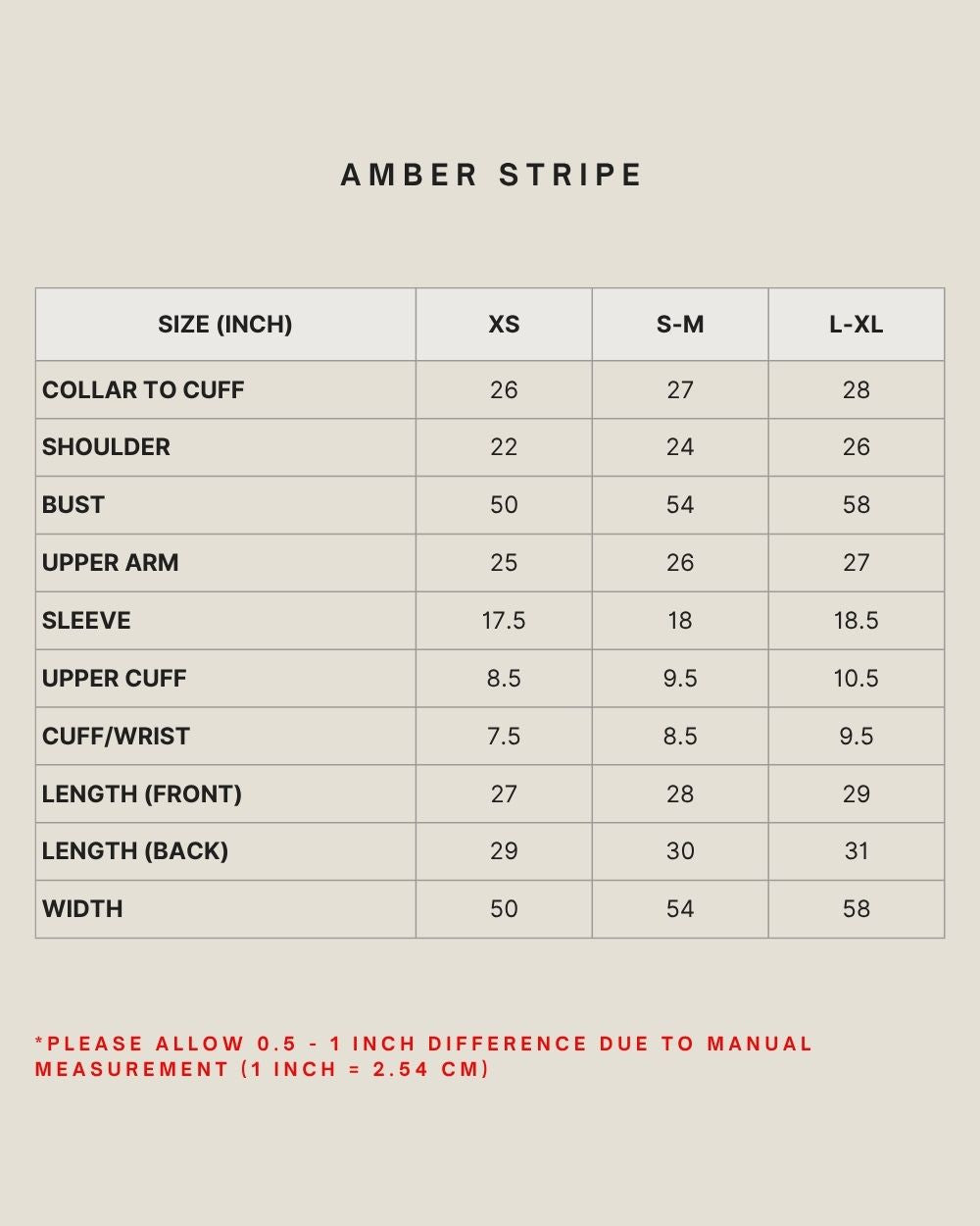 AMBER STRIPE IN AS01