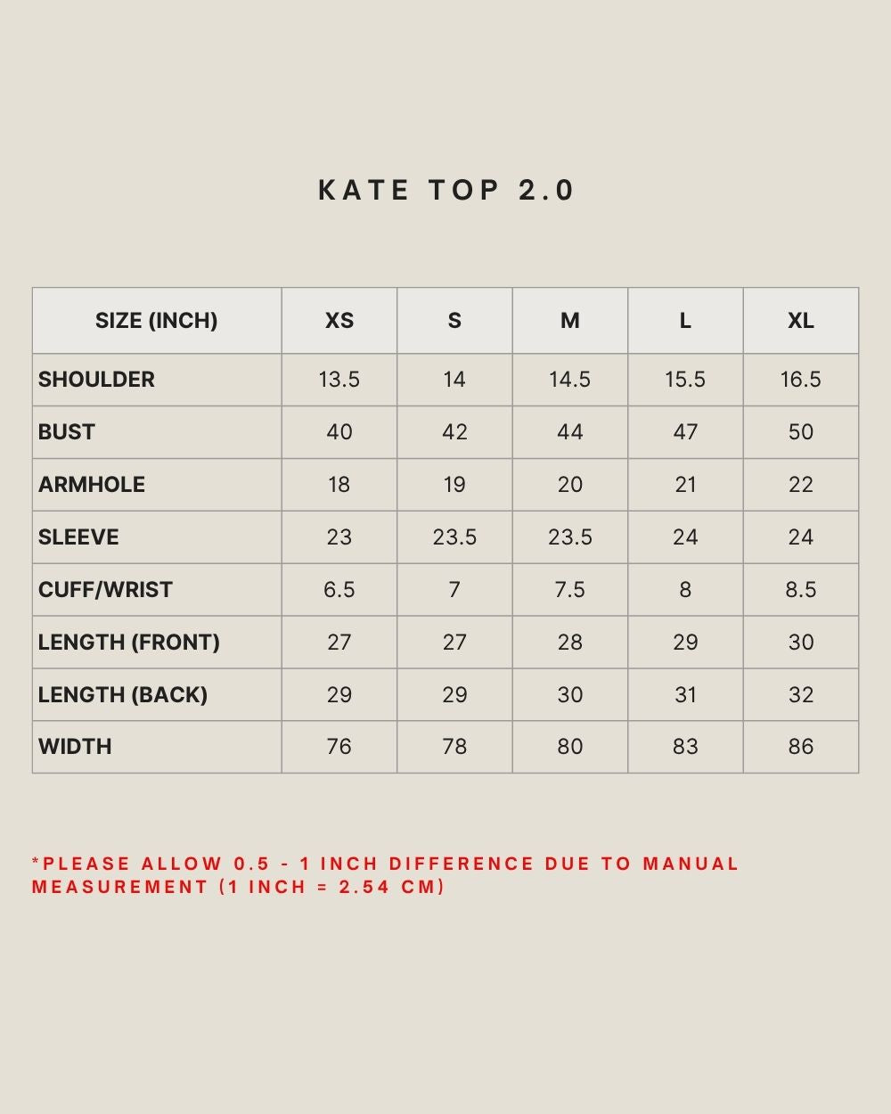 KATE TOP 2.0 IN RED MAHOGANY