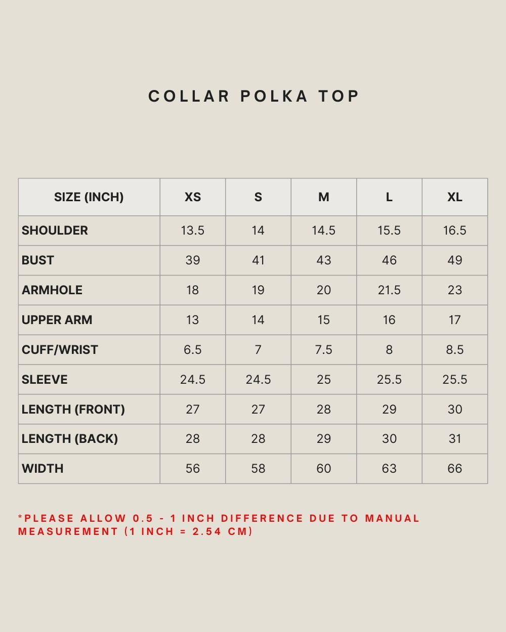 COLLAR POLKA TOP IN B02 (FULLY LINED)