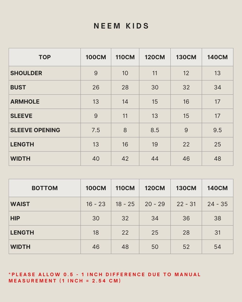 NEEM KIDS IN PRAIRIE SUNSET (FULLY LINED)