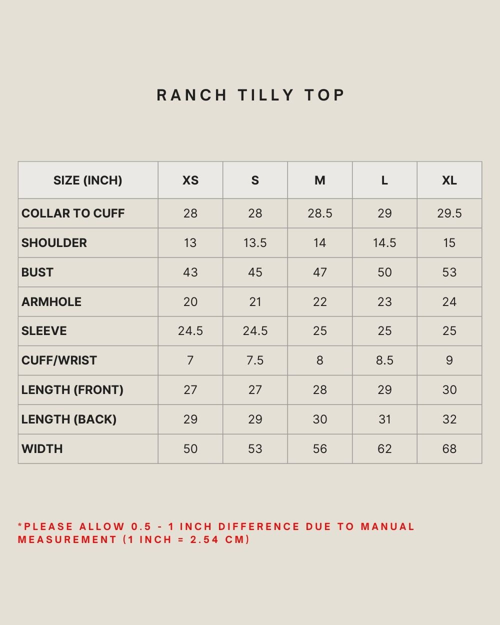 RANCH TILLY TOP IN BLUE DENIM