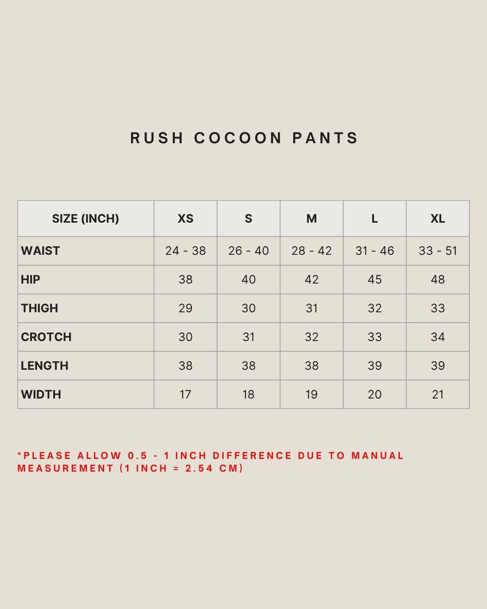 RUSH COCOON PANTS IN OBSIDIAN