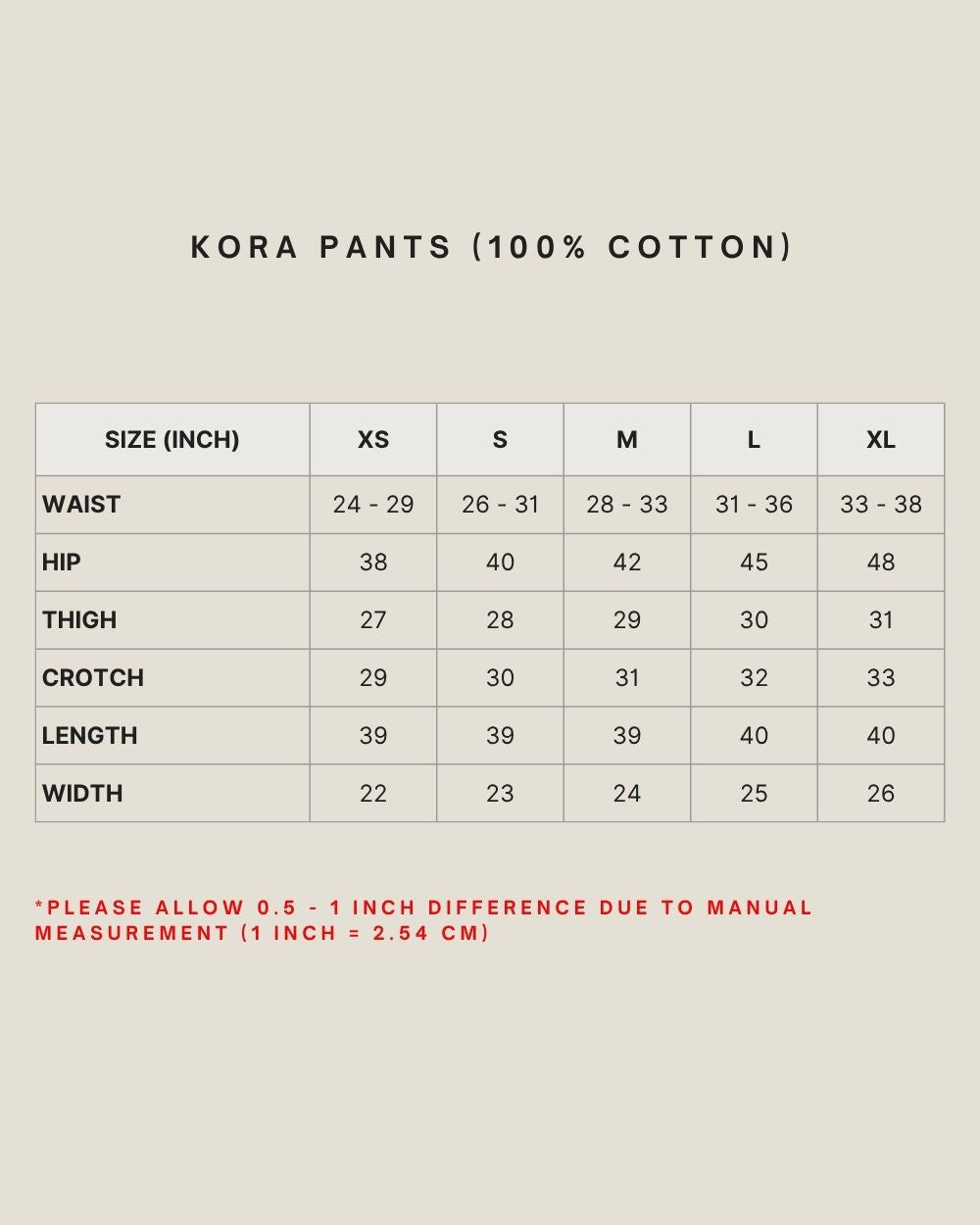 KORA PANTS (100% COTTON) IN APRICOT GELATO