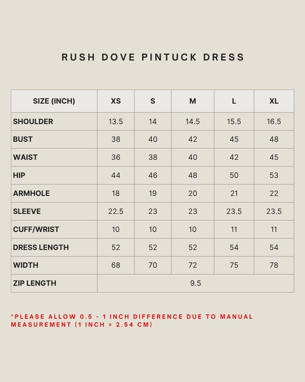 RUSH DOVE PINTUCK DRESS IN BLACK