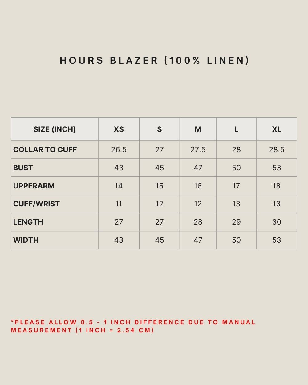 HOURS BLAZER (100% LINEN) IN NIGHT SKY