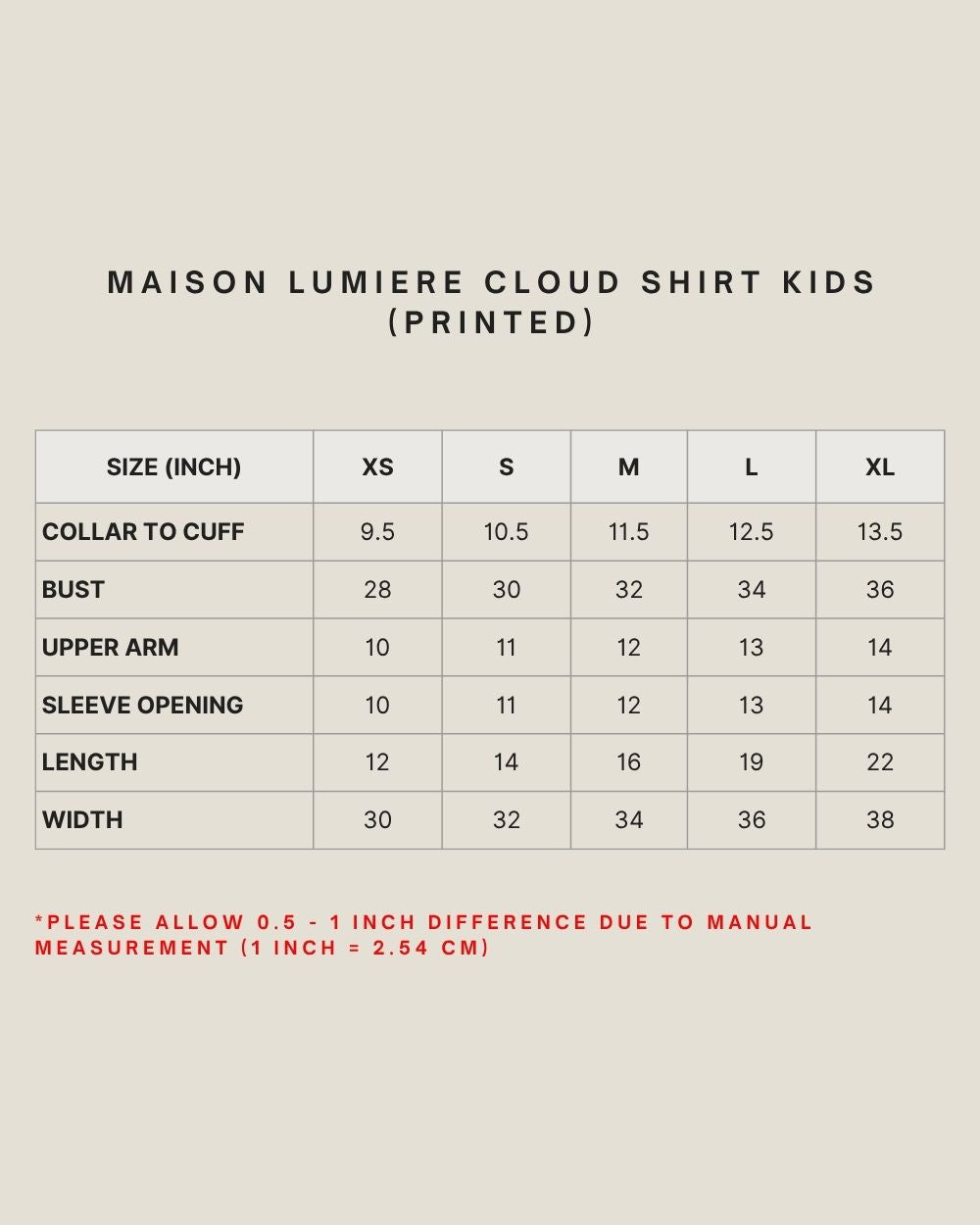 MAISON LUMIERE CLOUD SHIRT KIDS (PRINTED) IN SUNDRESS