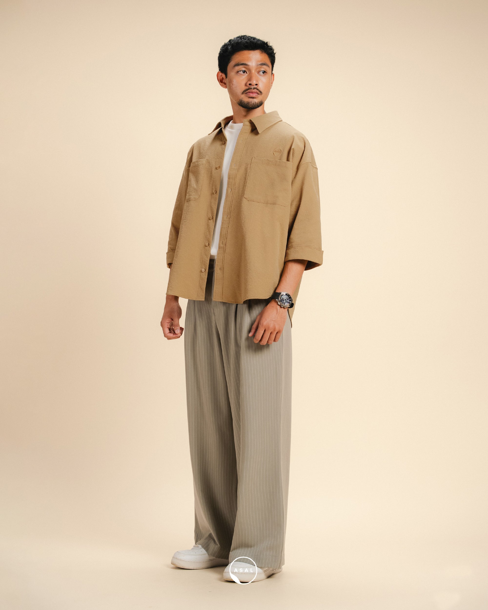 ASAL PRALINE SHIRT IN TAFFY
