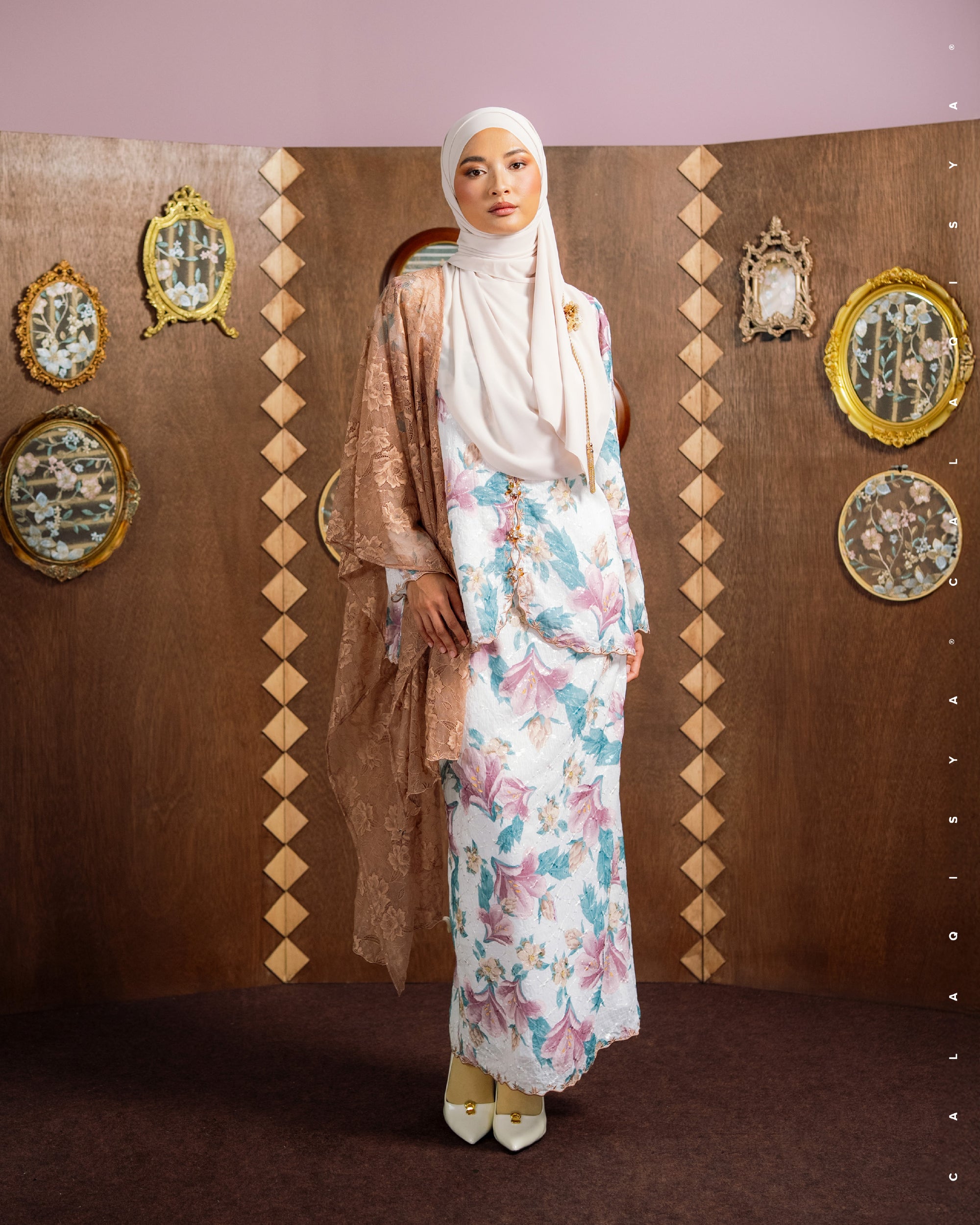 TALA IN ROMANCE ROSE (SELENDANG INCLUDED)