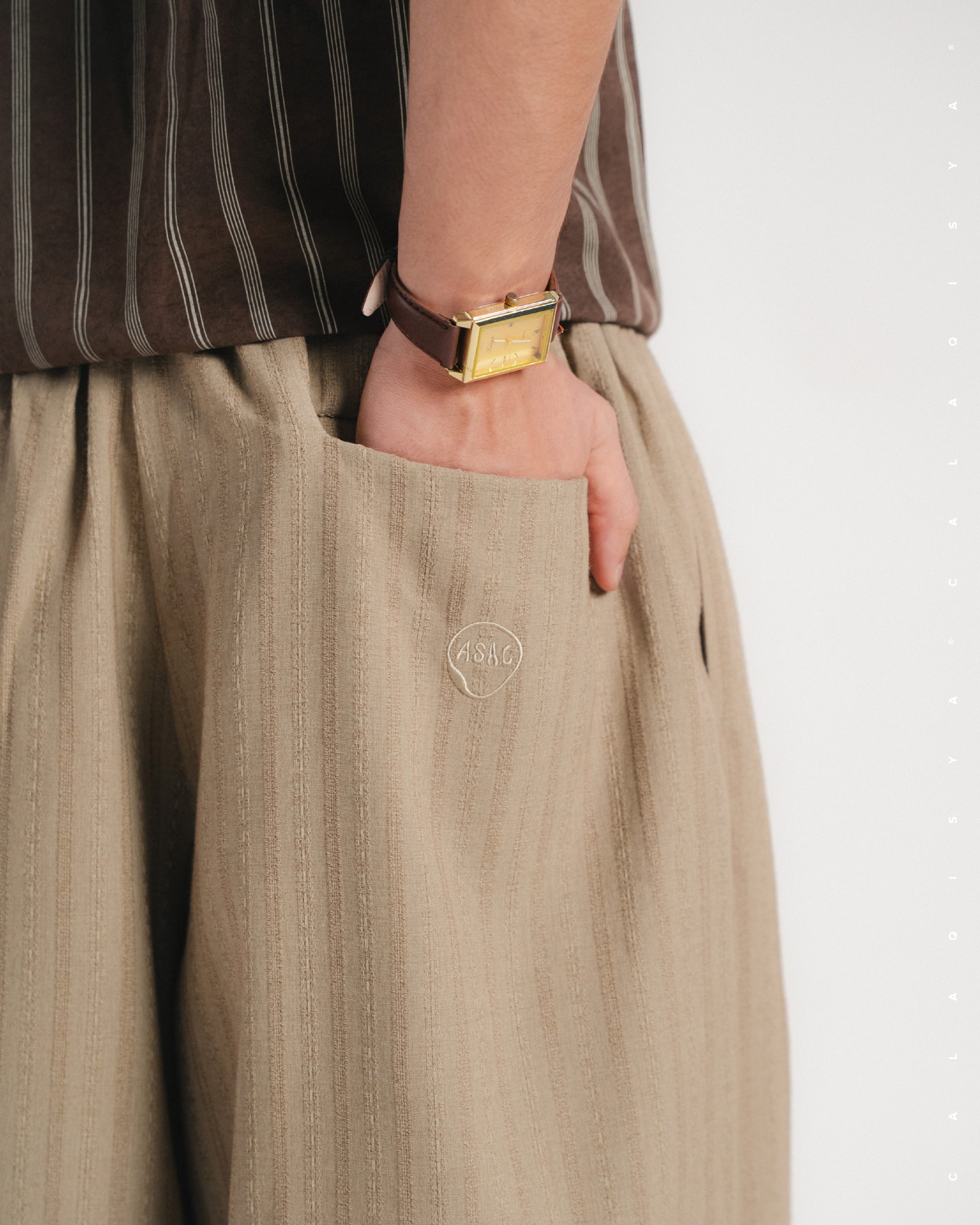 ASAL BAKTI PANTS IN TAN