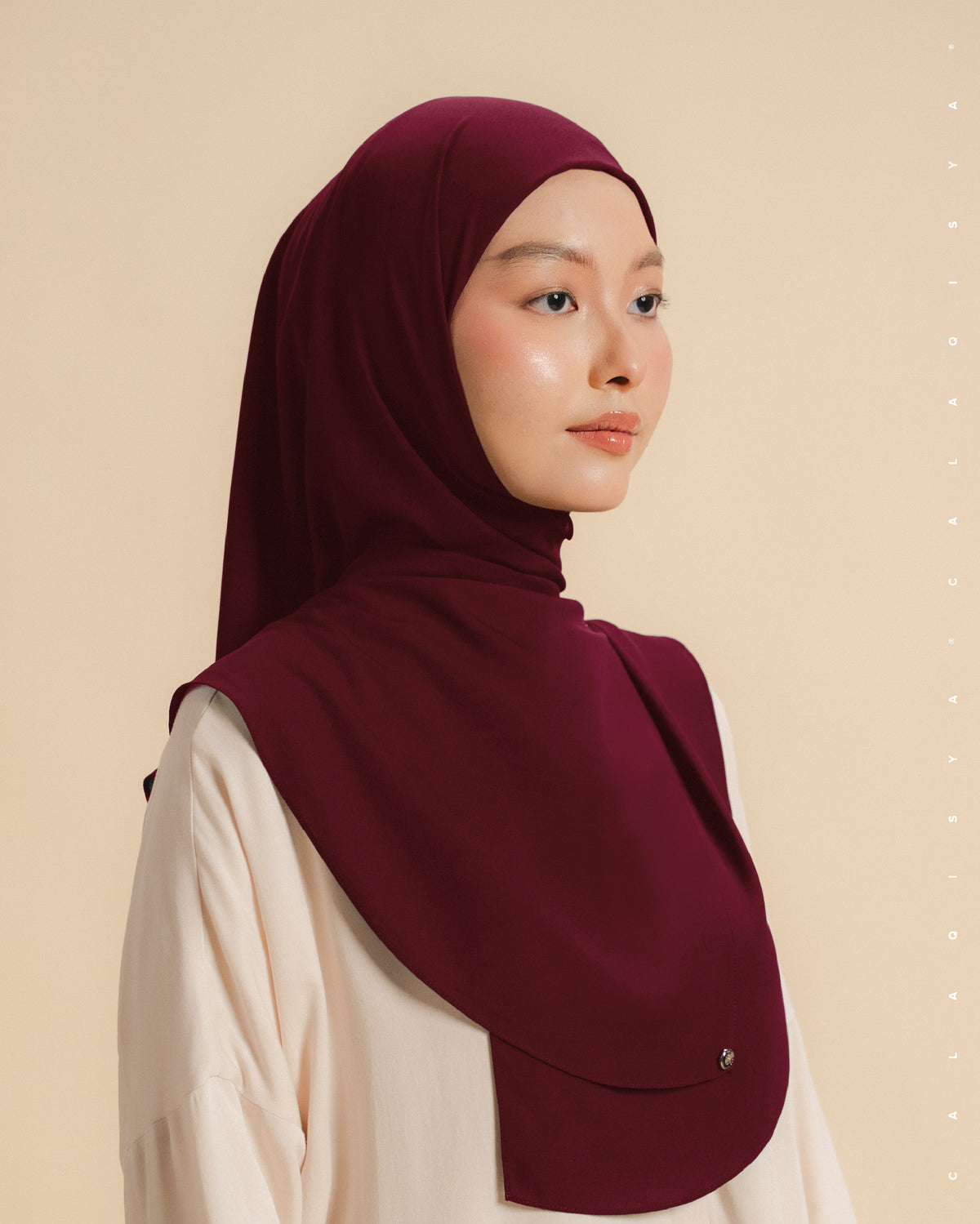 DANIAH FULL UNDERSCARF IN TAWNY PORT