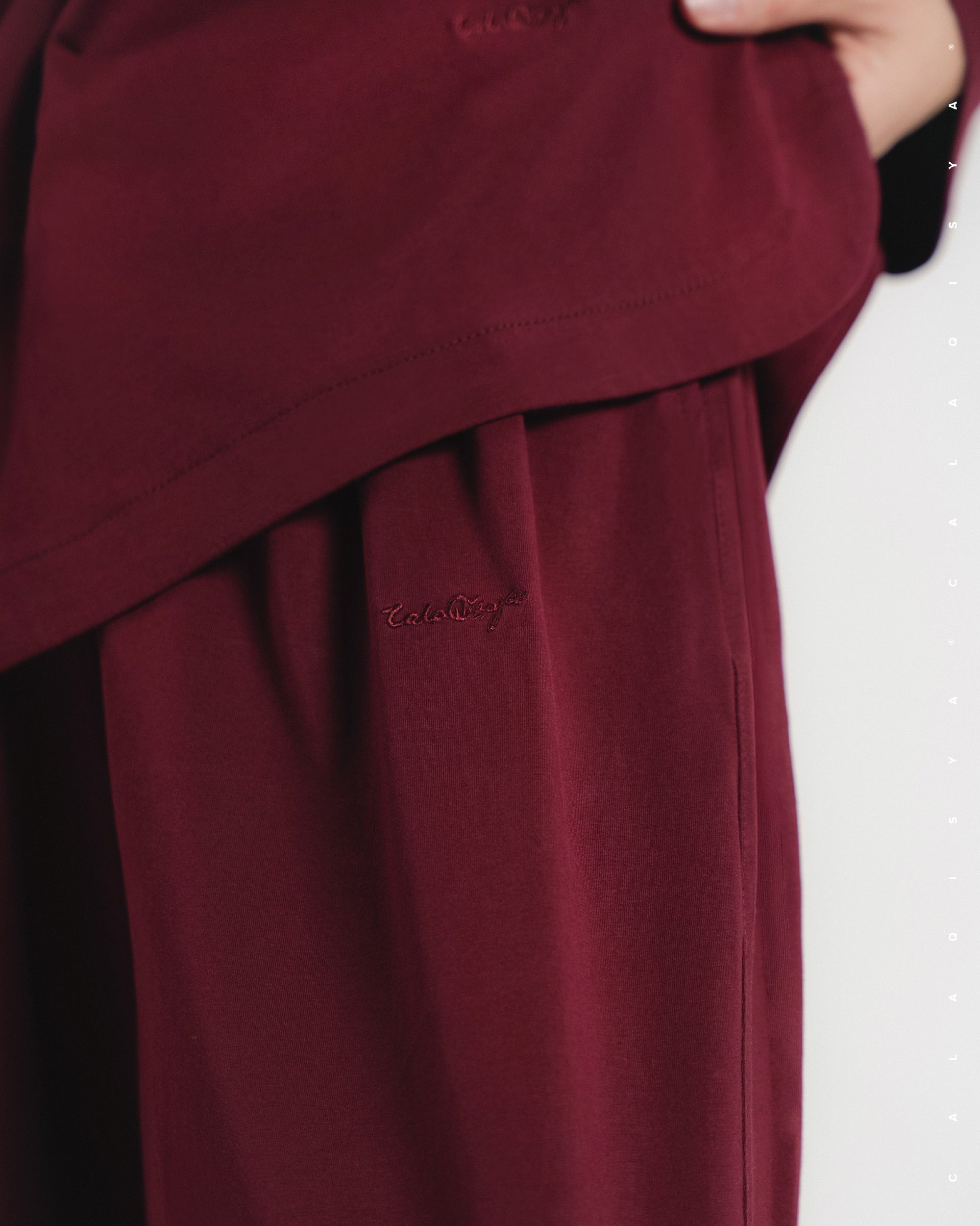 LIGHT COCOON PANTS IN TAWNY PORT