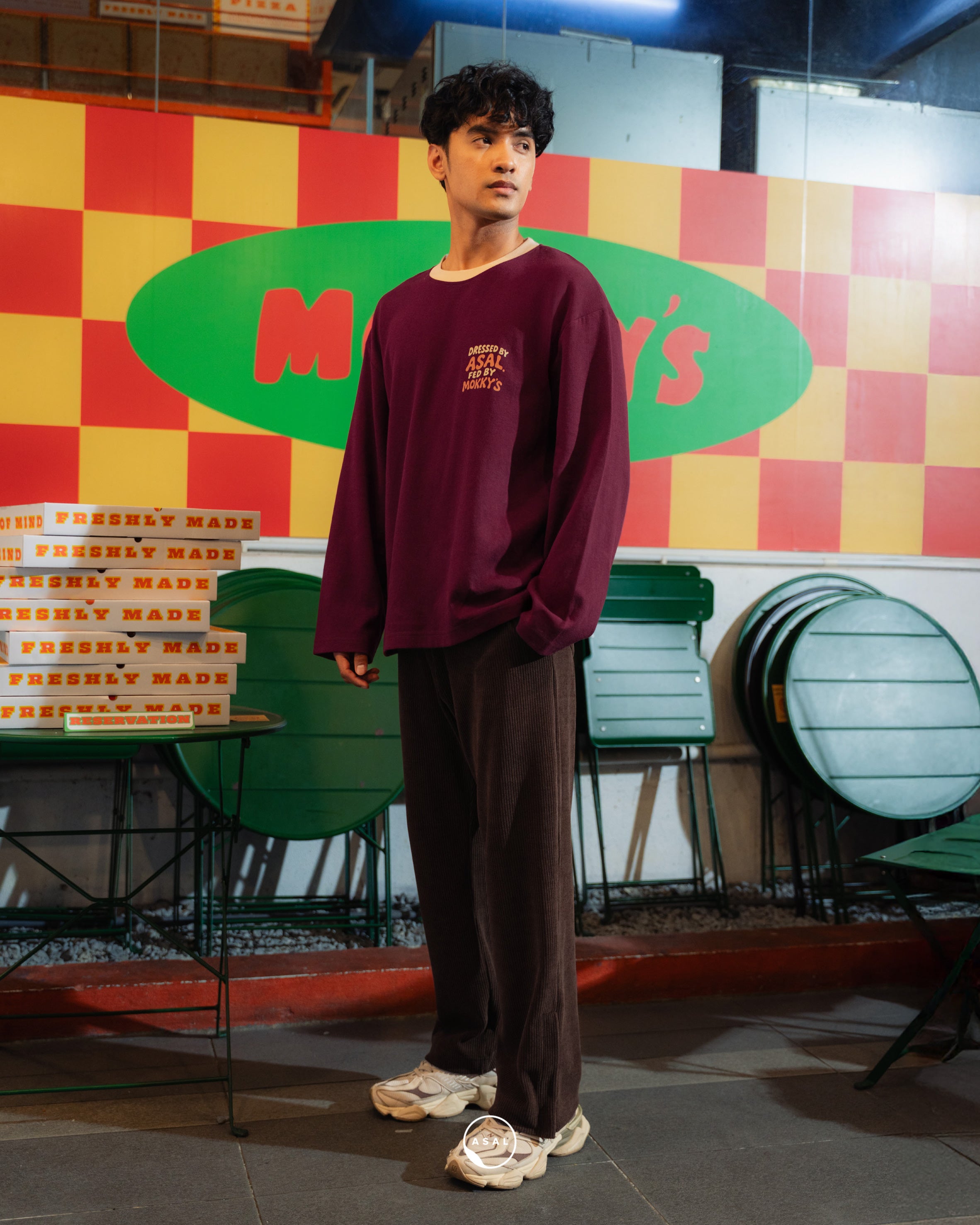 ASAL X MOKKY'S LONG SLEEVE ALFREDO IN TAWNY PORT – CalaQisya