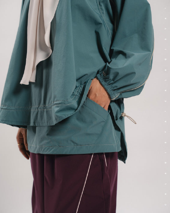 CQ GO RUFFLE PARKA IN TROOPER