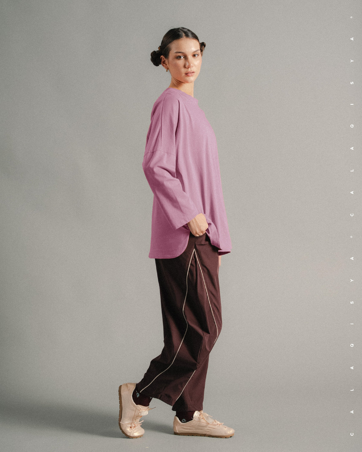 LIGHT TOP IN WILD ORCHID