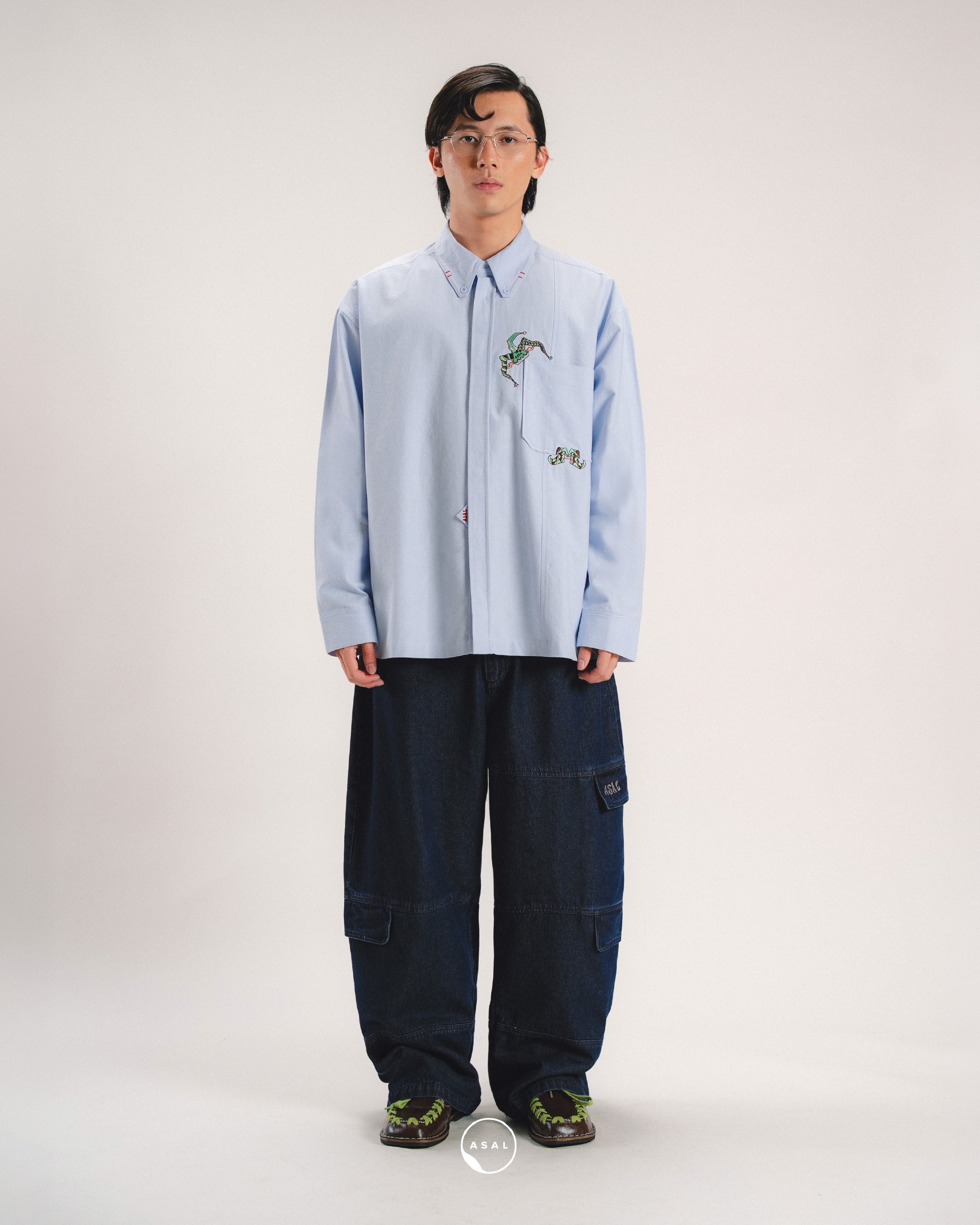 MAISON LUMIERE PARADE SHIRT IN WINDSURFER