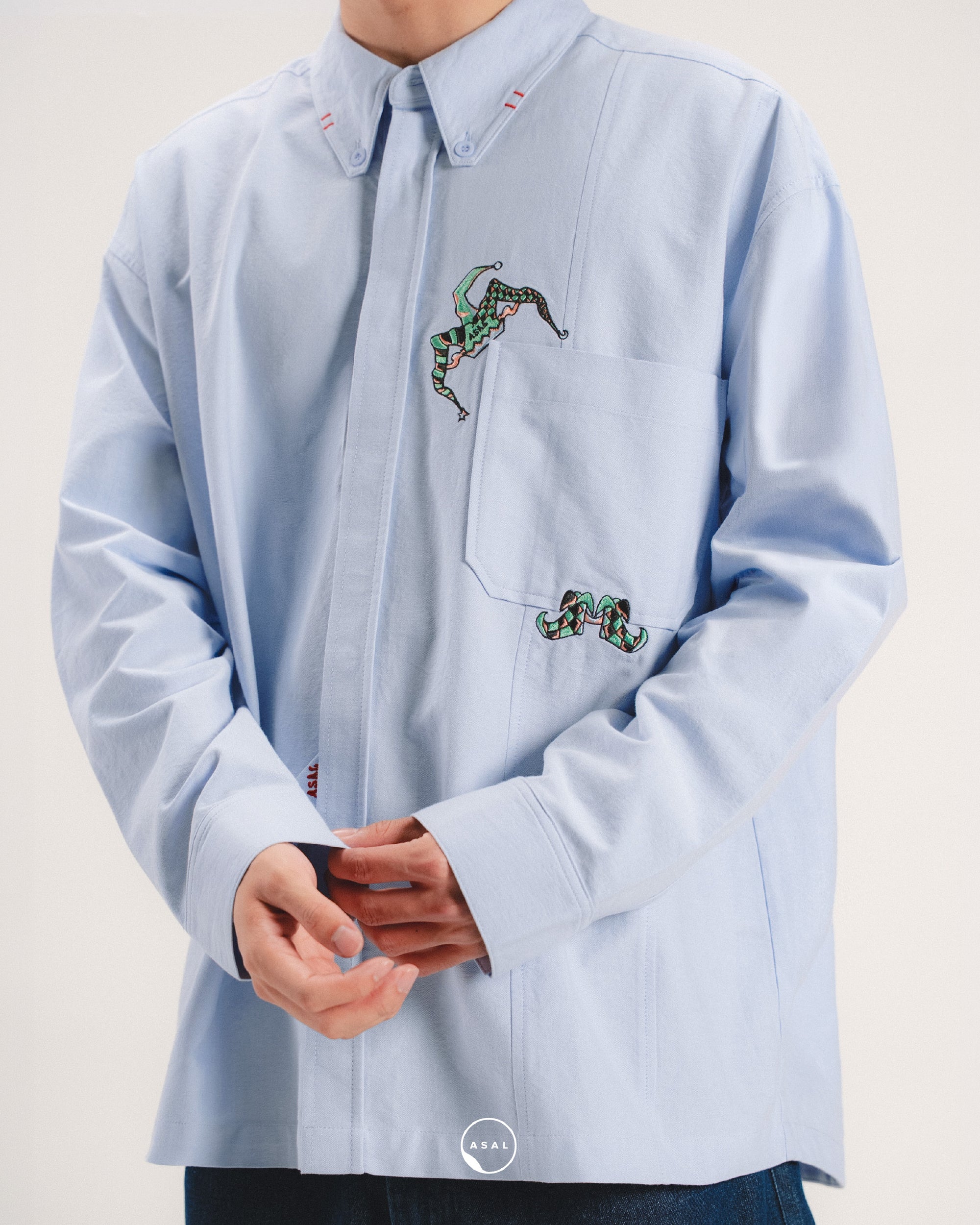 MAISON LUMIERE PARADE SHIRT IN WINDSURFER
