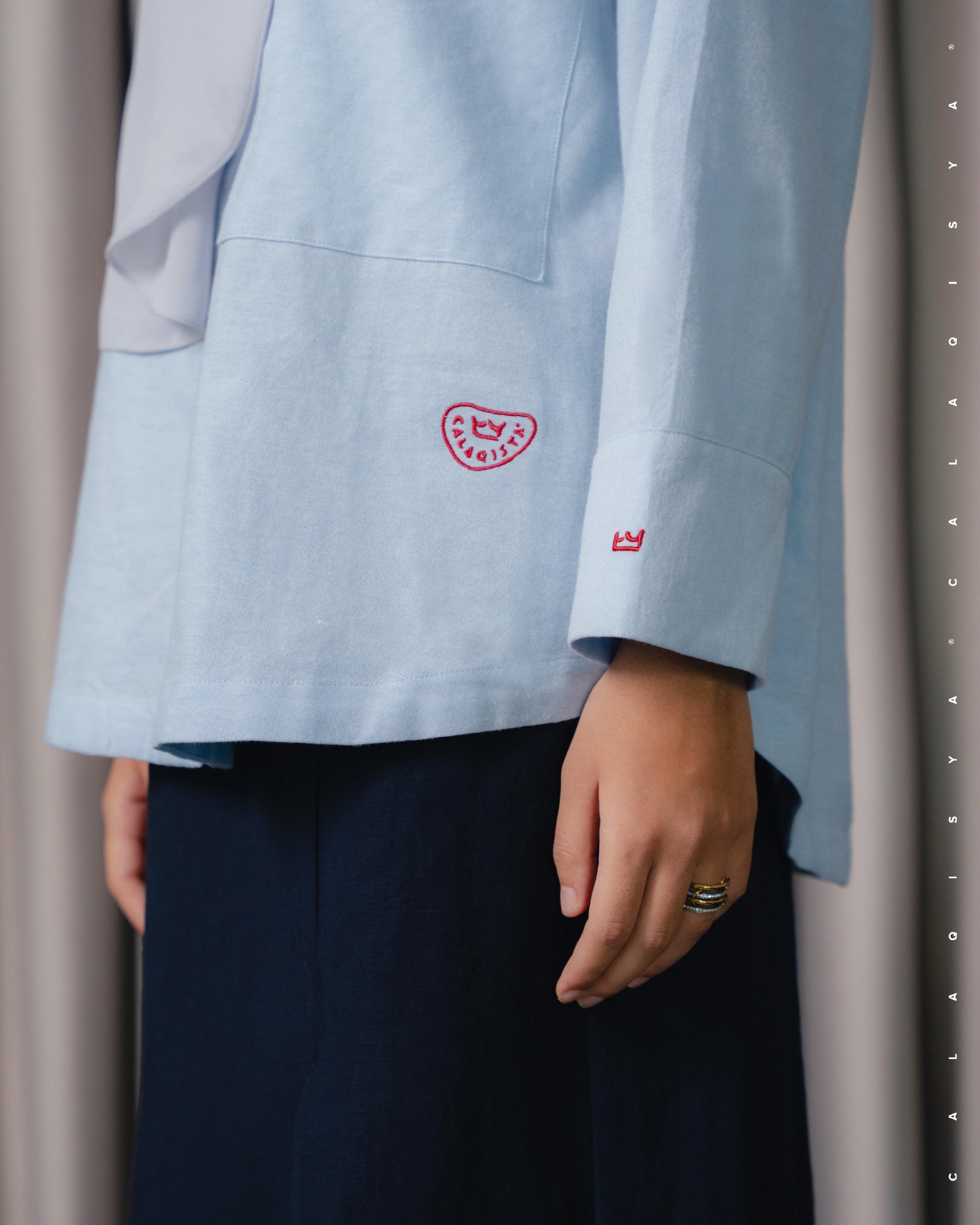 CQ OXFORD SHIRT (100% COTTON) IN WINDSURFER