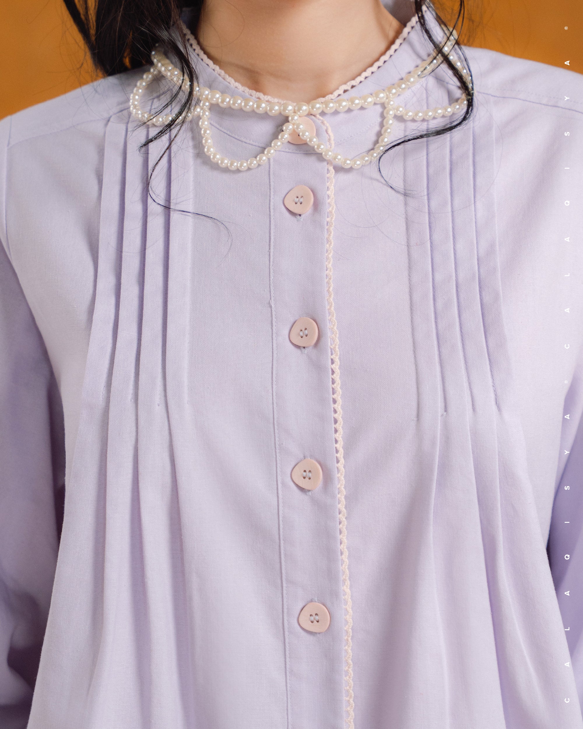 MORA PINTUCK TOP IN TENDER TOUCH